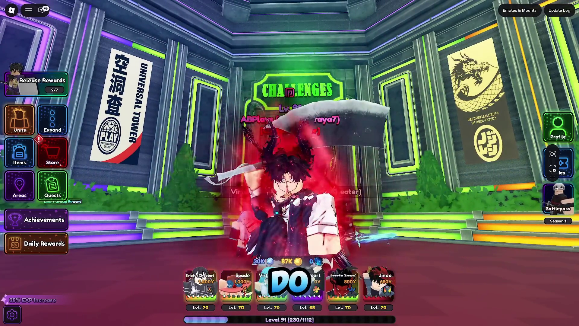 Continue Farming Relics for All Units